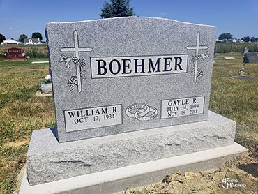 tombstone - Boehmer Monument 