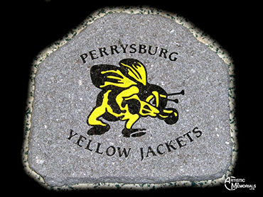 Perrysburg Yellow Jackets mascot stepping stone - Ohio