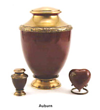 cremation urn - Eternity Auburn