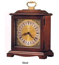 cremation urn - Hardwood Chest Clock