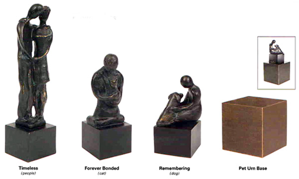 Cremation Urn keepsakes - statues