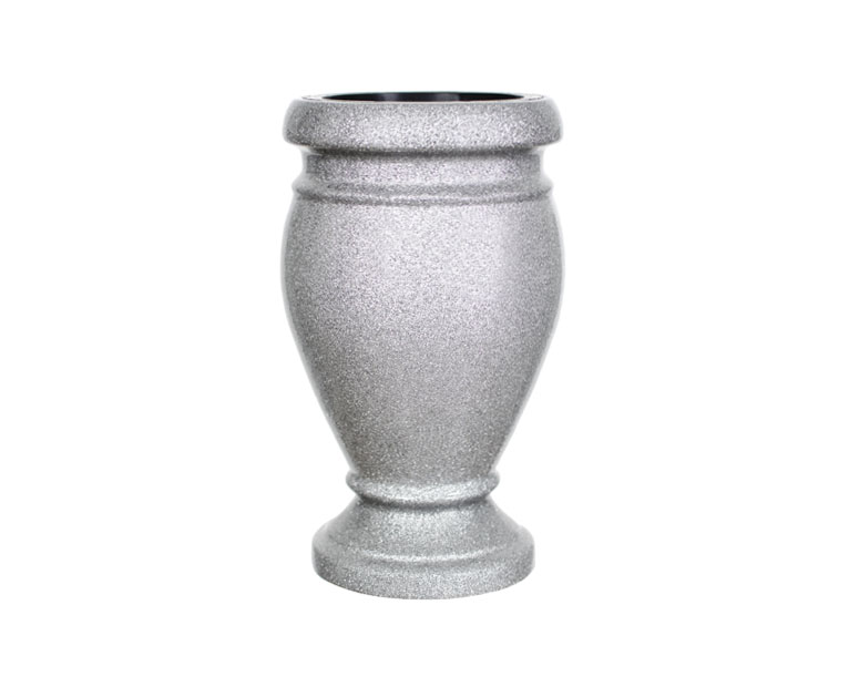 Paragon - Silver Gray headstone vase